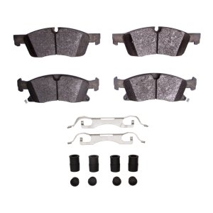 Dodge Durango Brake Pads - Front - R1 Concepts - Semi Met Pads & Hardware Kit - `12-`25